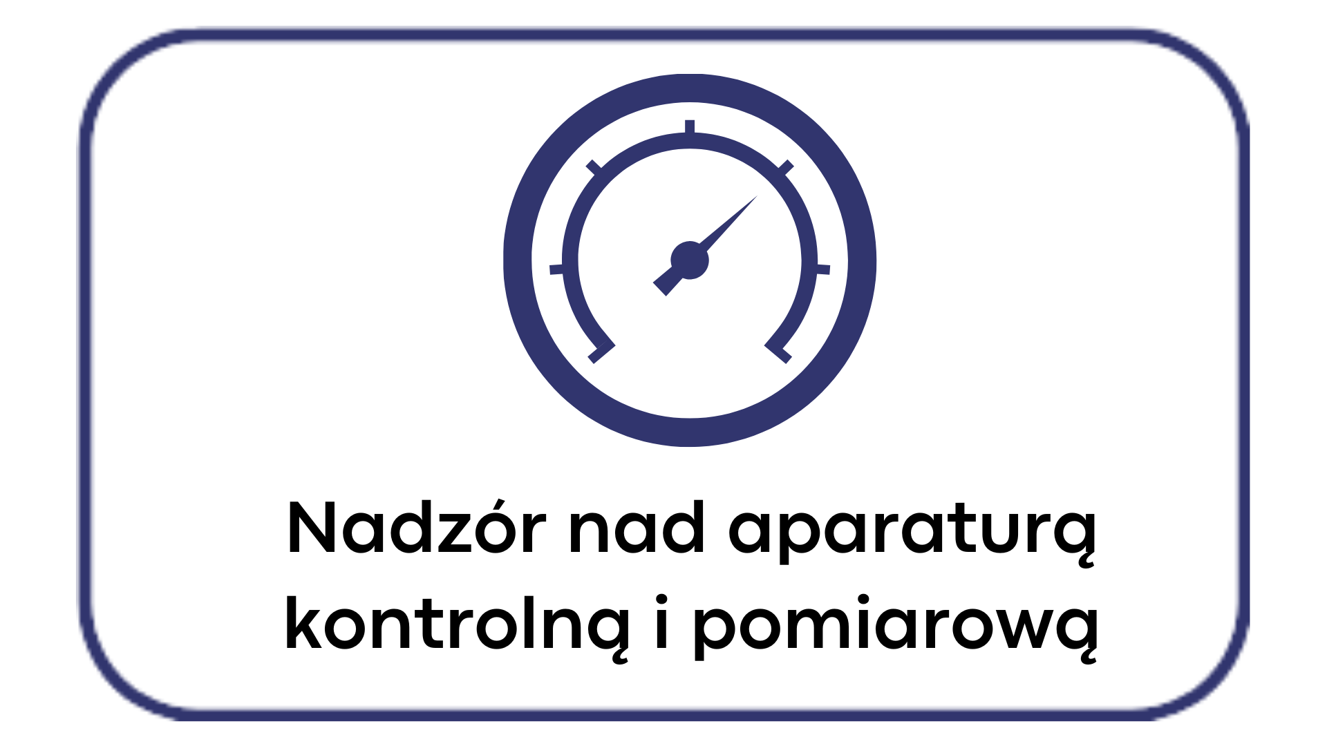 Nadzór nad aparaturą kontrolną i pomocniczą