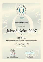 Jakość Roku 2007